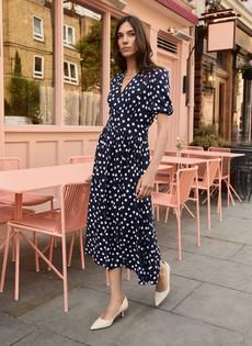Lina Printed Midi Dress via Baukjen