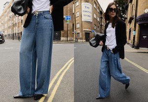 Leonor Tie Front Wide Leg Jeans from Baukjen