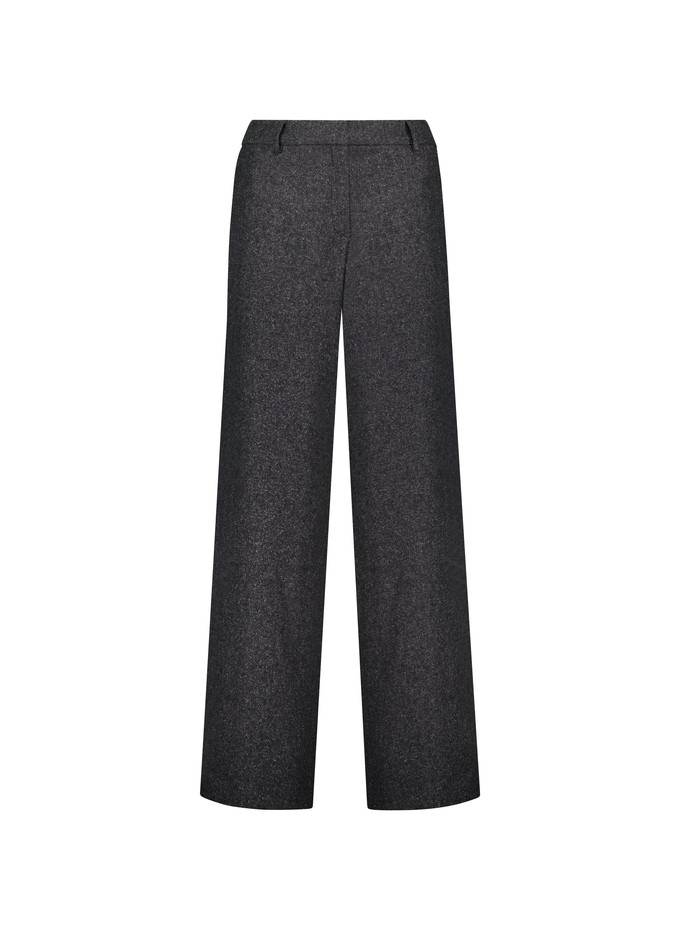 Gwynnie Wool Blend Wide Leg Trousers from Baukjen
