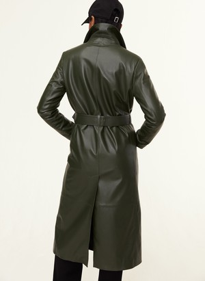 Paulette Leather Coat from Baukjen