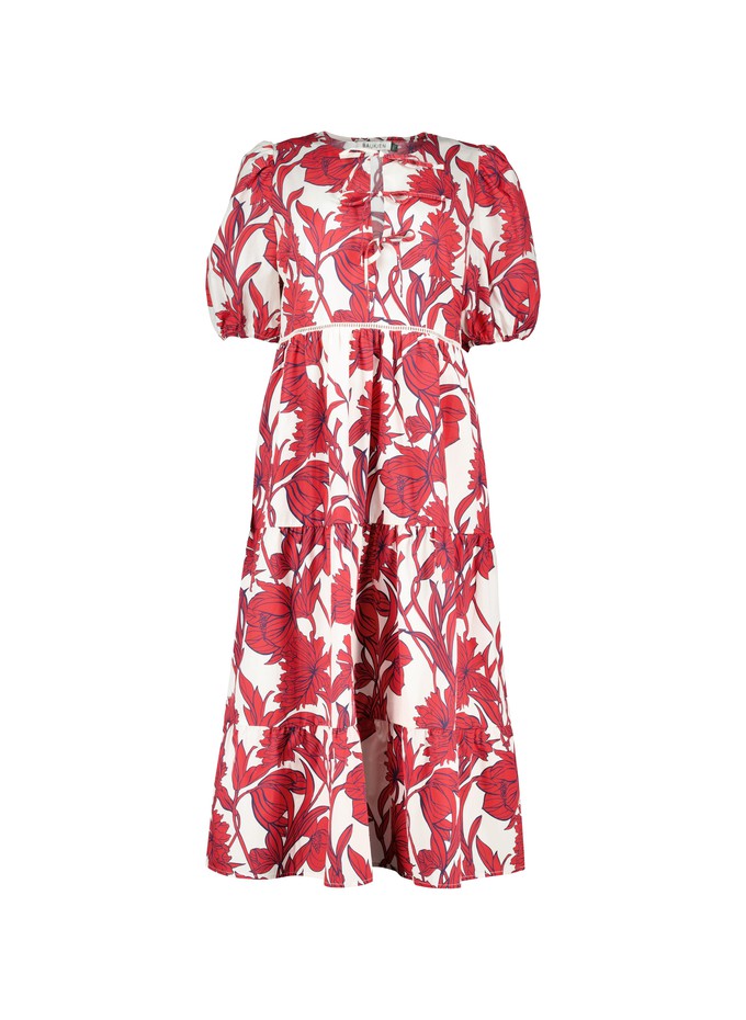 Amelie Organic Cotton Tie Midi Dress from Baukjen