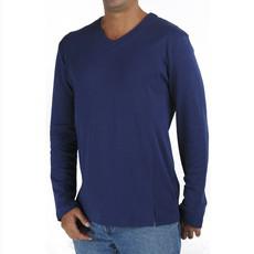 Men V-Neck T-Shirt in Organic Pima Cotton van B.e Quality