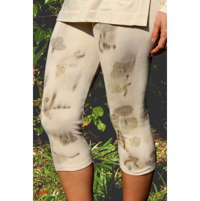 Natural Plant Print Short Leggins from B.e Quality