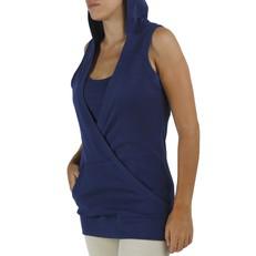 Sleeveless Hooded Top in Organic Pima via B.e Quality