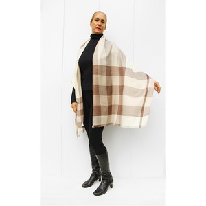 Check Light Stole Alpaca & Silk from B.e Quality