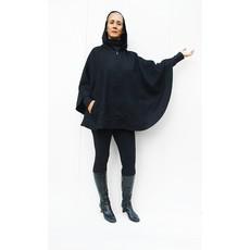 Hooded Poncho in Baby Alpaca via B.e Quality