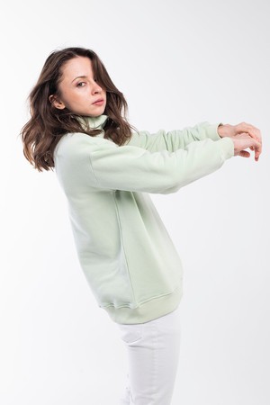 Zipped Neck Sweatshirt from Bee & Alpaca