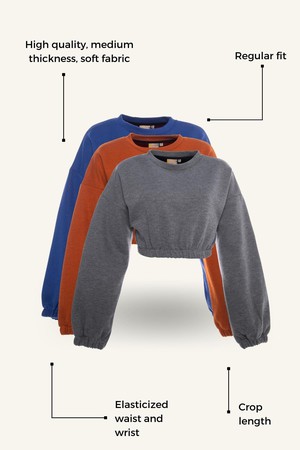 Fresh Crop Top Sweatshirt from Bee & Alpaca