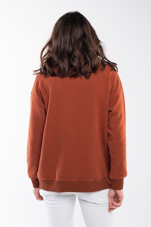 Zipped Neck Sweatshirt from Bee & Alpaca