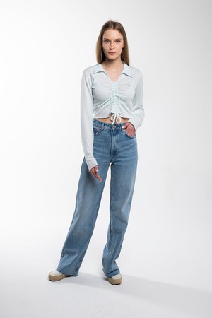 Adjustable Crop Top Blouse from Bee & Alpaca