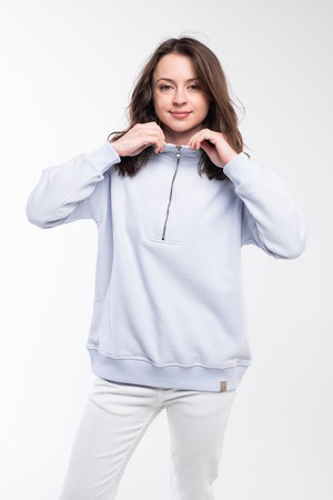 Zipped Neck Sweatshirt from Bee & Alpaca