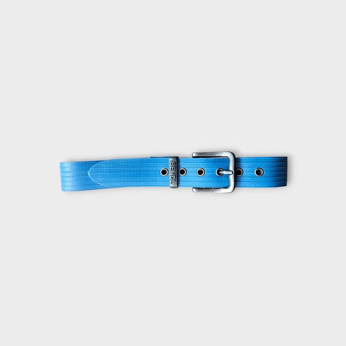 Bolt – Stoere Blauwe Upcycled Brandslang Riem (4 cm) from BENDL