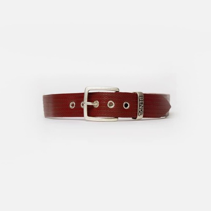 Bendl Original | Upcycled Riem Klassiek Brandslang Rood  (4 cm) from BENDL