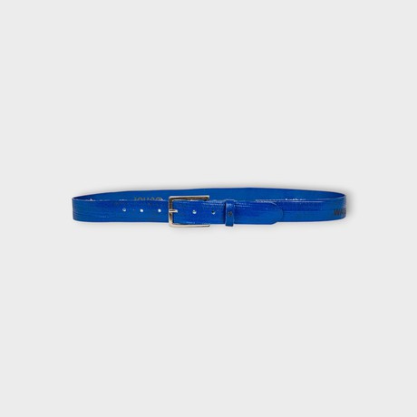Vuilnisbelt – Blauwe Upcycled Brandslang Riem | (3 cm) (kopie) from BENDL