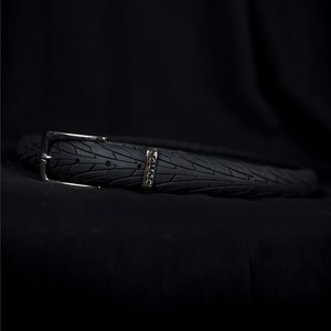 Soigneur Black – Upcycled Fietsband Riem | 3,5 cm from BENDL