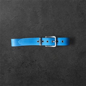 Bolt – Stoere Blauwe Upcycled Brandslang Riem (4 cm) from BENDL