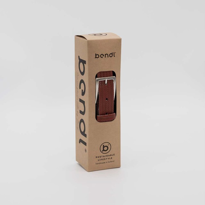 Vuilnisbelt – Rode Upcycled Brandslang Riem | (3 cm) from BENDL