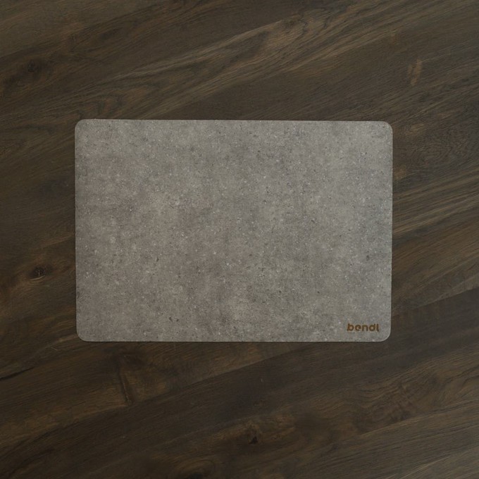 Upcycled placemats | Grit Grey from BENDL