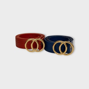 Rode Upcycled Brandslang ceinturen | Closed Loops red (3 cm) from BENDL