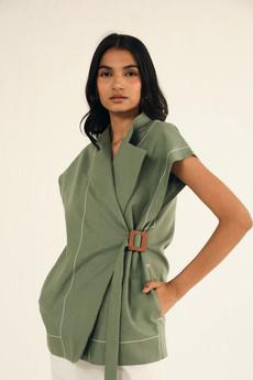 Jillian Linen Top via Bhoomi