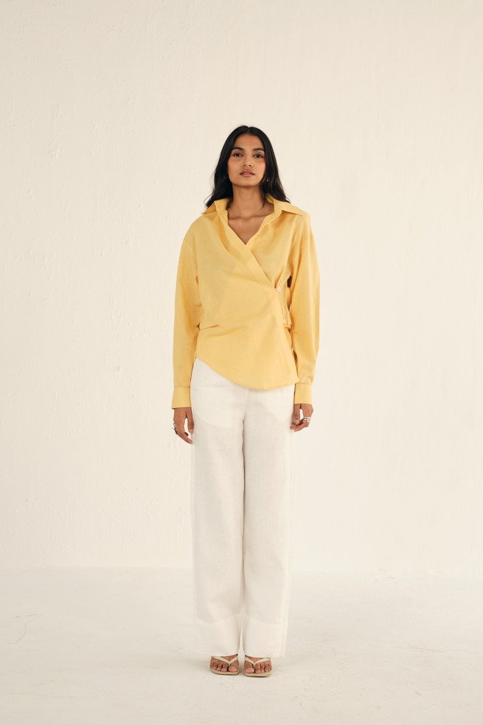 Heather Linen Shirt from Bhoomi