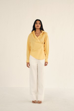 Heather Linen Shirt from Bhoomi