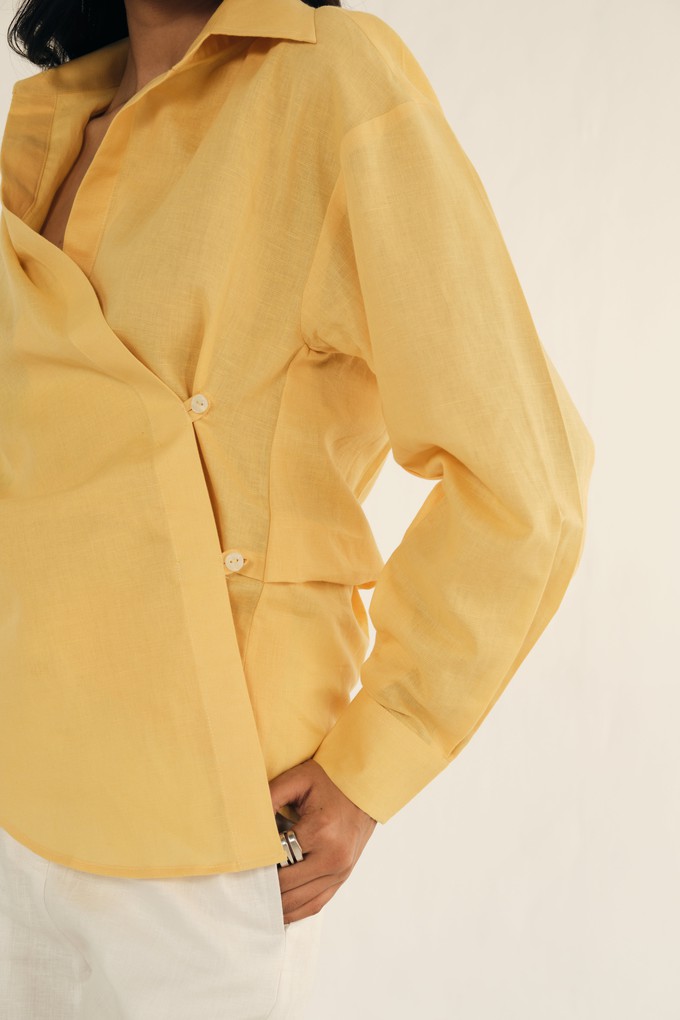Heather Linen Shirt from Bhoomi