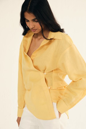 Heather Linen Shirt from Bhoomi