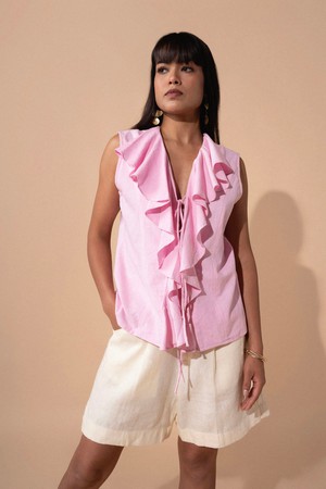 Layla Top Pink from Bhoomi