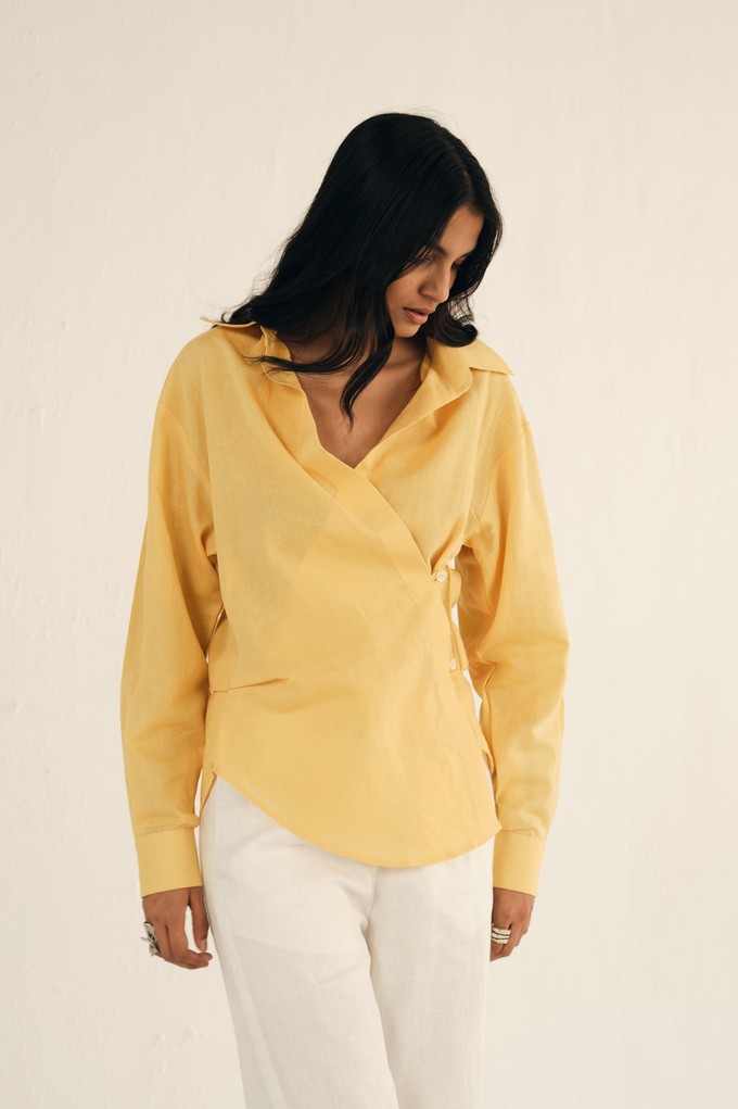 Heather Linen Shirt from Bhoomi