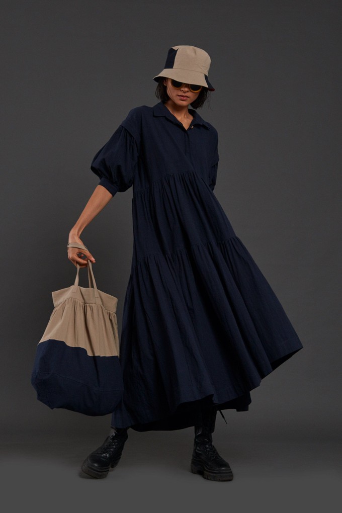 Matera Dress Blue from Bhoomi