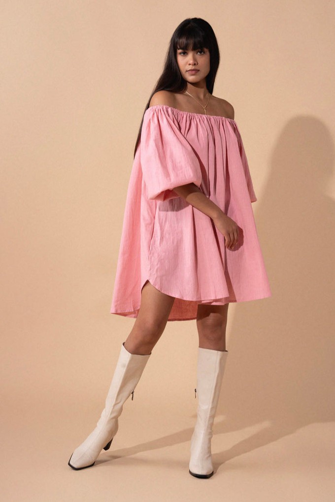Rosie Dress Salmon from Bhoomi