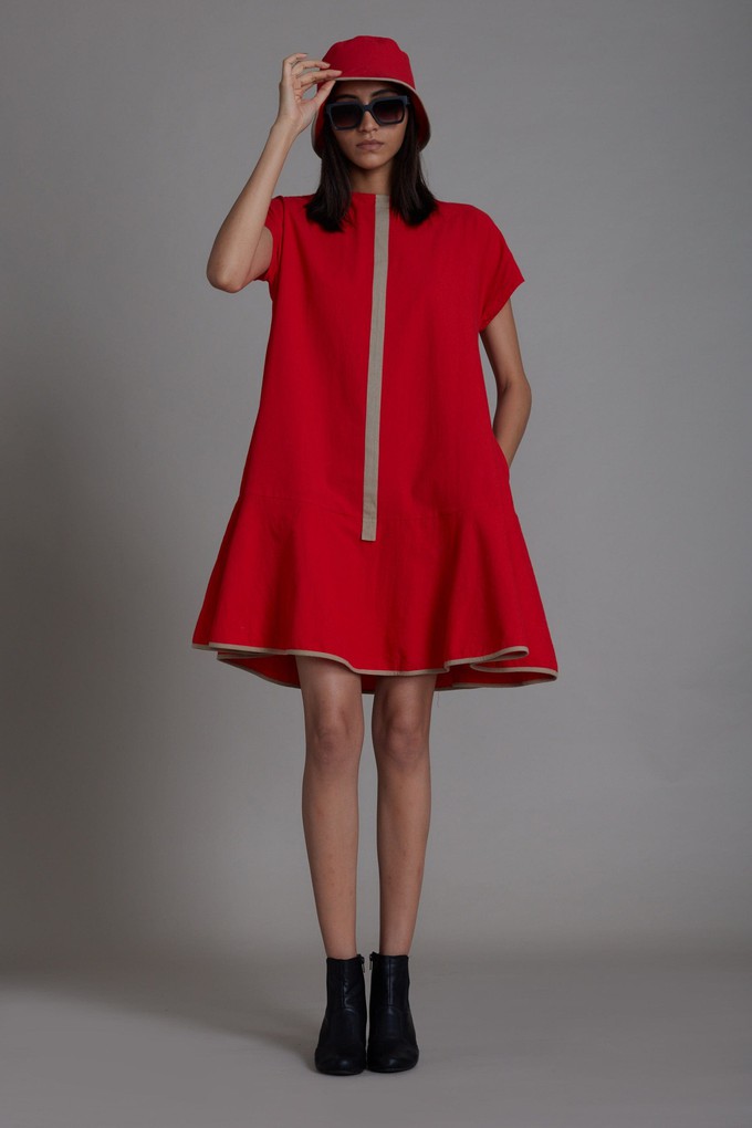 Vesper Dress Red from Bhoomi