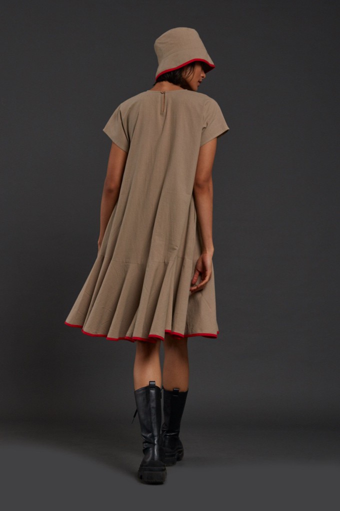 Vesper Dress Beige from Bhoomi