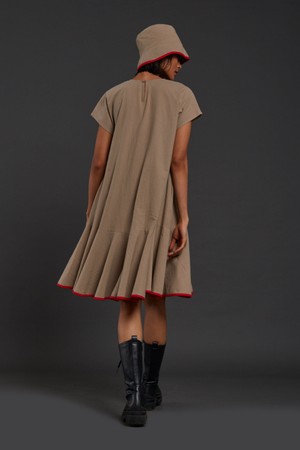 Vesper Dress Beige from Bhoomi