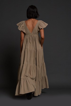 Monette Dress Beige from Bhoomi