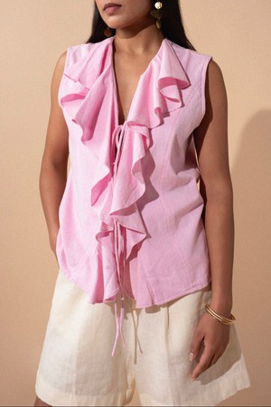 Layla Top Pink from Bhoomi