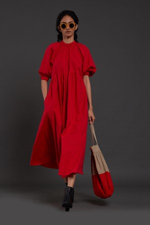 Dorothy Dress Red from Bhoomi