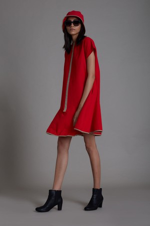 Vesper Dress Red from Bhoomi