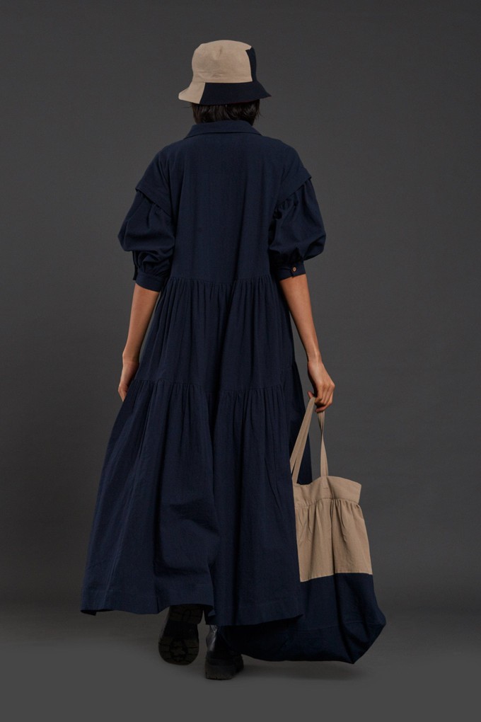 Matera Dress Blue from Bhoomi