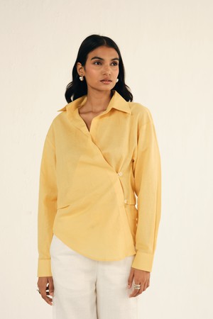 Heather Linen Shirt from Bhoomi