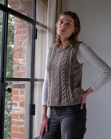 Amita Knitted Wool Vest via BIBICO