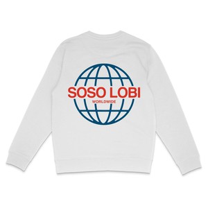 Lobi Worldwide Globe Trui Wit from BLL THE LABEL