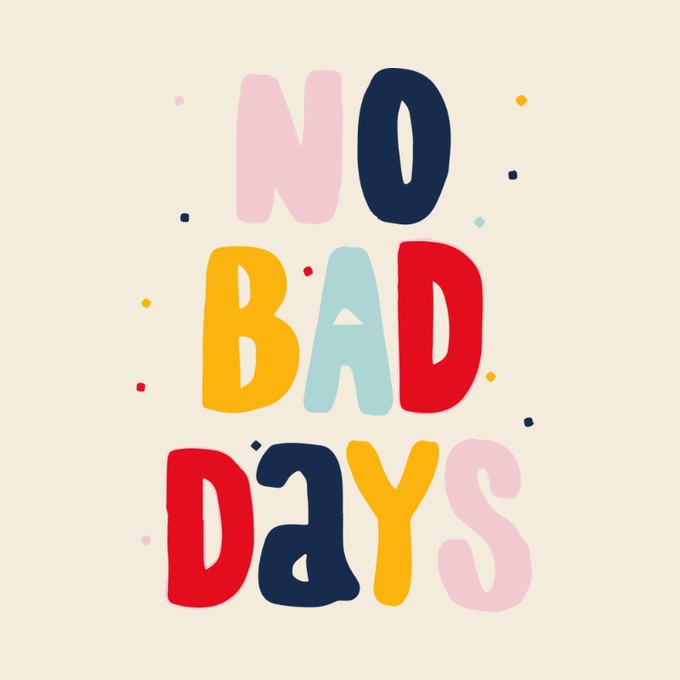 No BAd Days Hoodie Natural Raw from BLL THE LABEL