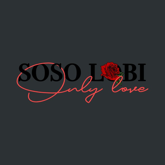 Hoodie Soso Lobi Only Love Black from BLL THE LABEL