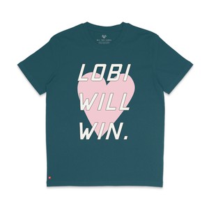 T-shirt Lobi Will Win Rustiekgroen from BLL THE LABEL