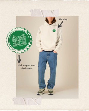 Lobi ‘Djogo’ Makandra Hoodie Natural Raw from BLL THE LABEL