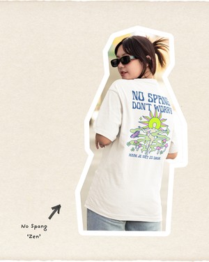 T-shirt No Spang – Zen Wit from BLL THE LABEL