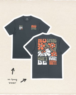 T-shirt No Spang – DWBH India Ink Grey from BLL THE LABEL