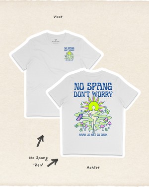 T-shirt No Spang – Zen Wit from BLL THE LABEL